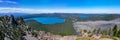 Scenic panorama image of Newberry volcano. Royalty Free Stock Photo