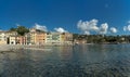 Scenic panorama of Michel di Pagana, Liguria Italy