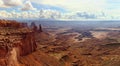 Scenic panorama of view point in Canyonlands National Park, Utah, USA Royalty Free Stock Photo