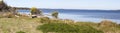 Scenic Panorama from the walkpath along the Leschenault Estuary Bunbury Western Australia .