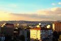 Scenic panoramic landscape view of Ankara. Downtown area of the city of Ankara Royalty Free Stock Photo