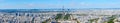 Scenic panoramic view from above on Eiffel Tower, Champ de Mars, Paris, France Royalty Free Stock Photo
