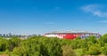 Scenic panoramic view of Spartak Stadium, Moscow