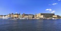 Scenic panoramic view of Stockholm`s Old Town Gamla Stan Royalty Free Stock Photo