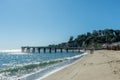 Scenic Paradise Cove pier vista in Malibu, Southern California