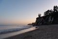 Scenic Paradise Cove vista at sunset, Malibu, California