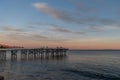 Scenic Paradise Cove vista at sunset, Malibu, California