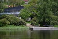 Scenic Park in the Town of Braunlage, Lower Saxony