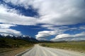 Scenic patagonian road Royalty Free Stock Photo
