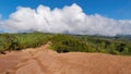 Scenic pathway in Kokee State Park, Kauai, Hawaii, USA. Royalty Free Stock Photo