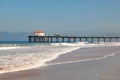 scenic pier at Redondo Beach oin Los Angeles Royalty Free Stock Photo