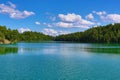 Scenic Pink Lake in Gatineau Park