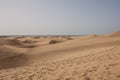 Sand dunes of Maspalomas, Canary Islands, Spain Royalty Free Stock Photo