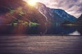 Scenic Place in the Norway Royalty Free Stock Photo