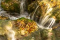 Scenic Plitvice lakes national park in Croatia