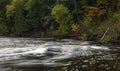 Scenic Presque Isle river landscape in Michigan upper Peninsula Royalty Free Stock Photo