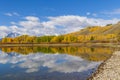 Scenic Reflection Landscape in Grand Teton National Park in Autumn Royalty Free Stock Photo