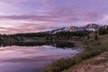 Colorado Mountain Lake Sunrise Reflection Royalty Free Stock Photo