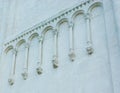 Decorative details of Dormition Cathedral, Vladimir, Russia Royalty Free Stock Photo