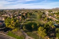 Scenic residential area with a golf course. Arrowhead Ranch, Glendale, Arizona, United States Royalty Free Stock Photo