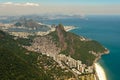 Scenic Rio de Janeiro Aerial View Royalty Free Stock Photo