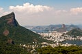 Scenic Rio de Janeiro Aerial View Royalty Free Stock Photo