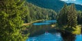 Scenic River Kayak Trip Royalty Free Stock Photo