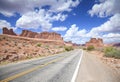 Scenic road, Arches National Park, USA