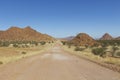 The scenic road C35 in Damaraland, Namibia Royalty Free Stock Photo