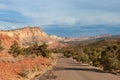 Scenic road of Capitol Reef Royalty Free Stock Photo