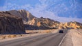 Scenic road in the desert of Nevada - Death Valley National Park - DEATH VALLEY - CALIFORNIA - OCTOBER 23, 2017