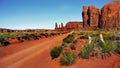 Scenic road Monument Valley Tribal Park Royalty Free Stock Photo