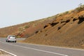 Scenic road near Mirador La Tarta lookout, Tenerife, Canary Islands, Spain