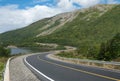 Scenic Road in Newfoundland Royalty Free Stock Photo