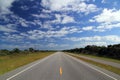 Scenic Road through Ocracoke Island