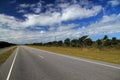 Scenic Road through Ocracoke Island