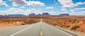 Scenic road Route 163 to Monument Valley Royalty Free Stock Photo