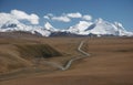 Scenic road in Tibet