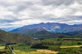 Scenic road Wanaka to Queenstown. South Island, New Zealand Royalty Free Stock Photo