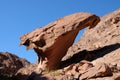 Scenic rock in Eilat Mountains. Royalty Free Stock Photo