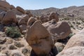 Scenic rock formation at the Joshua Tree National Park, California Royalty Free Stock Photo