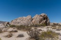 Scenic rock formation at the Joshua Tree National Park, California Royalty Free Stock Photo