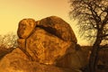 Scenic rock in Namibia