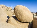 Scenic rocks in Joshua Tree National Park Royalty Free Stock Photo