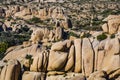 Scenic rocks in Joshua Tree National Park Royalty Free Stock Photo