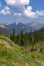 Scenic rocky mountain landscape in Colorado Royalty Free Stock Photo