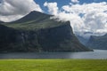 Scenic Romsdal Fjord Landscape Norway Royalty Free Stock Photo