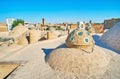 The roof of Qasemi Sultan Amir Ahmad Bathhouse, Kashan, Iran Royalty Free Stock Photo