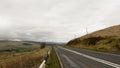 Scenic route to Edinburgh near Peebles in Scotland from M74 to A701