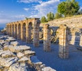 Grottoes of Catullus, roman villa in Sirmione, Lake Garda, Italy Royalty Free Stock Photo